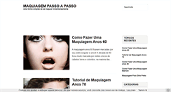 Desktop Screenshot of maquiagempassoapasso.info