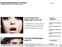 Tablet Screenshot of maquiagempassoapasso.info